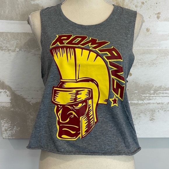 F45 Cropped Sleeveless Tee muscle tank ROMANS - Picture 1 of 2